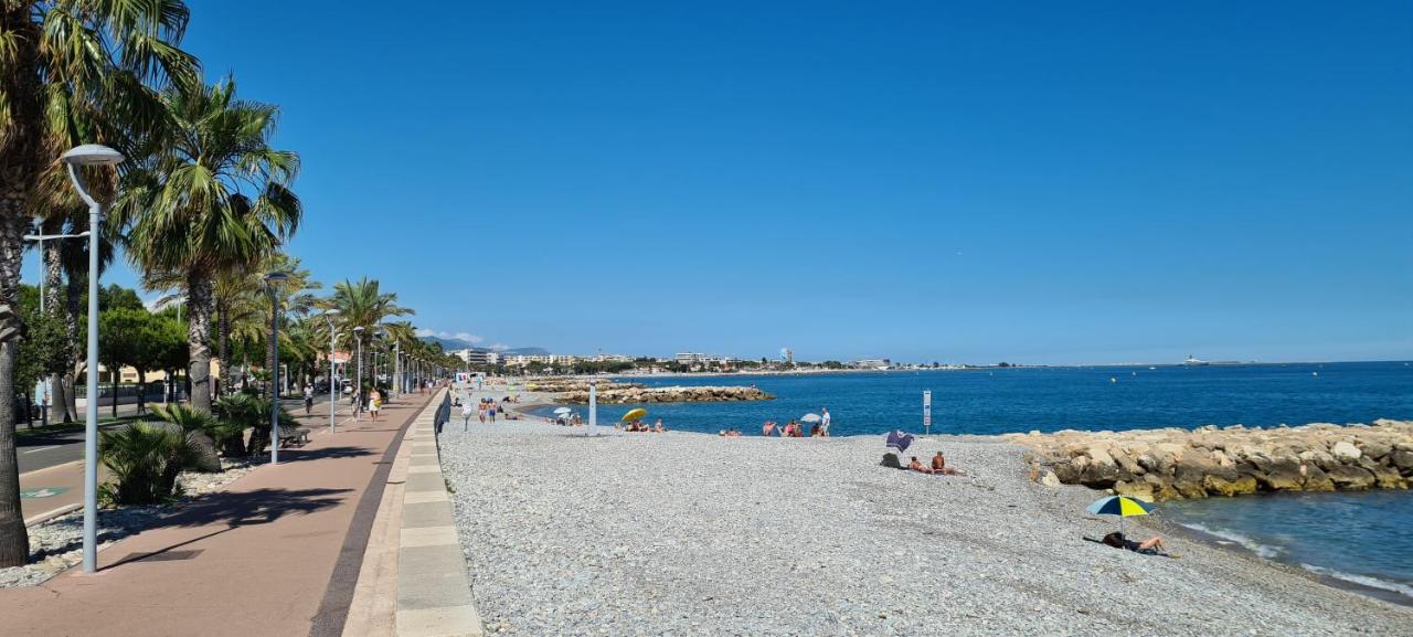Studio De La Plage - Mer, Terrasse Et Garage Cagnes-sur-Mer Exteriér fotografie